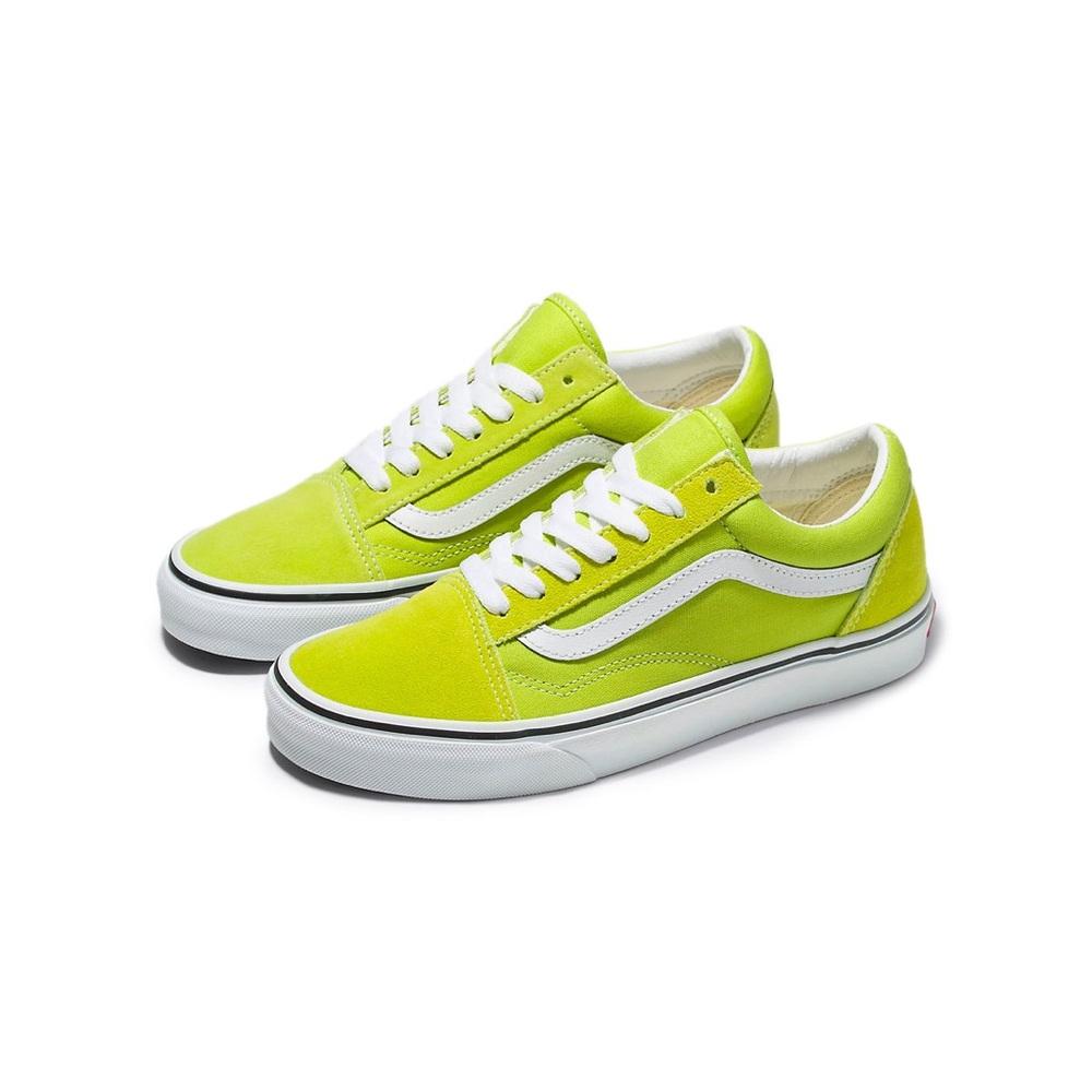 VANS  Old Skool Lime Green Sneakers, Size L/10, M8.5